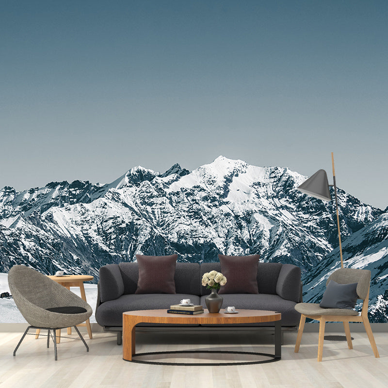 Majestic Mountains Mildew Resistant Wallpaper Photography Sleeping Room Wall Mural