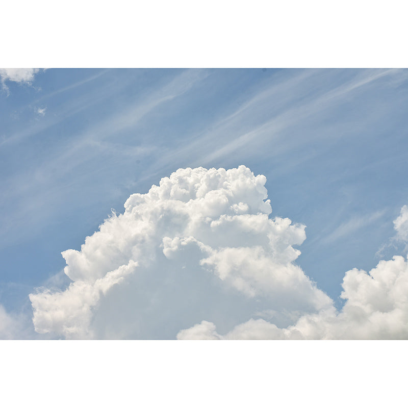 Photography Stain Resistant Mural Wallpaper Sky Sleeping Room Wall Mural