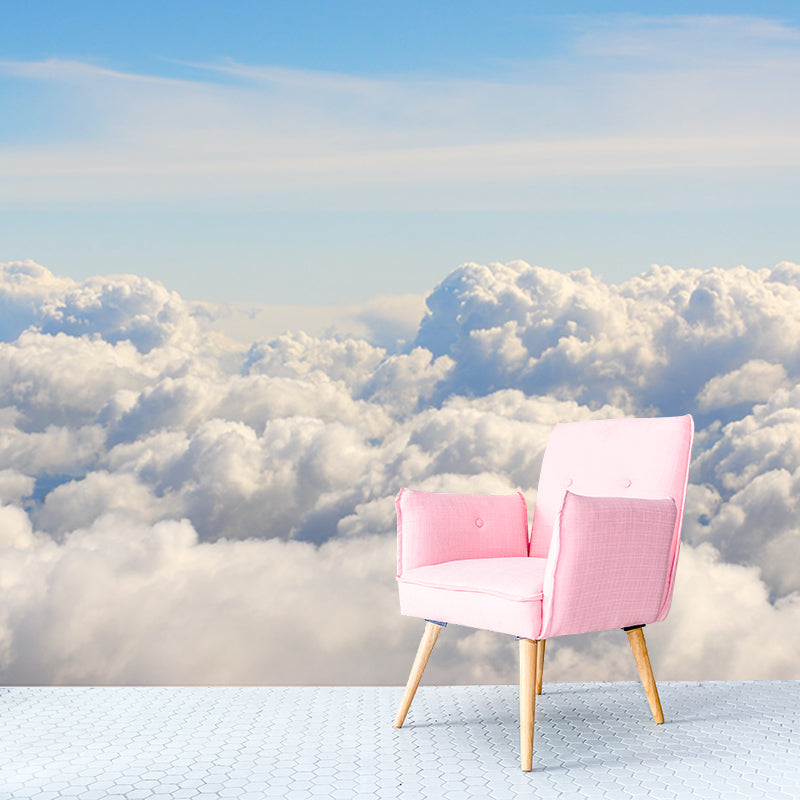 Modern Style Mural Wallpaper Sky Environment Friendly Bedroom Wall Mural