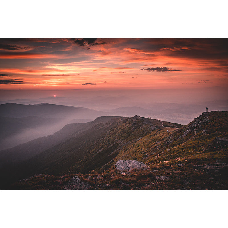 Photography Environment Friendly Mural Wallpaper Majestic Mountains Bedroom Wall Mural