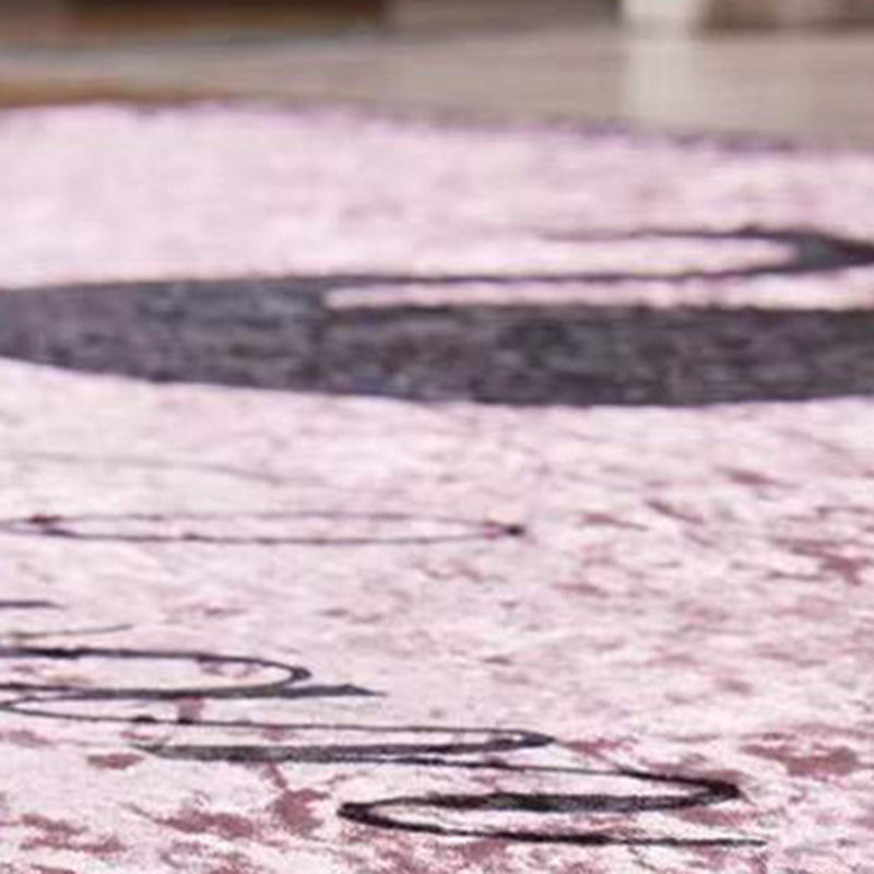 Gray Modern Carpet Polyester Hexagon Carpet Washable Carpet for Home Decor