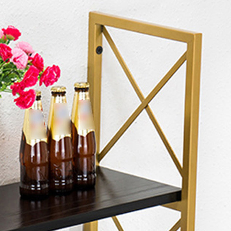 Holzbücherschild -Wand -Relf -Bücherregal für den industriellen Stil