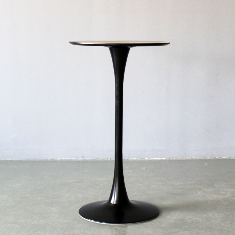 Contemporary Round Counter Table Dining Metal Counter Table for Restaurant