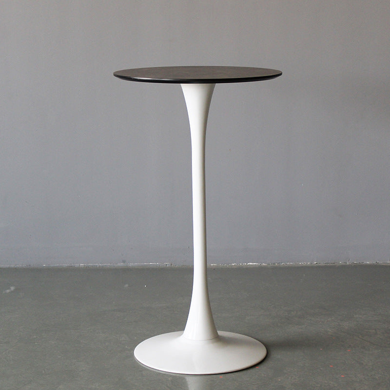 Contemporary Round Counter Table Dining Metal Counter Table for Restaurant