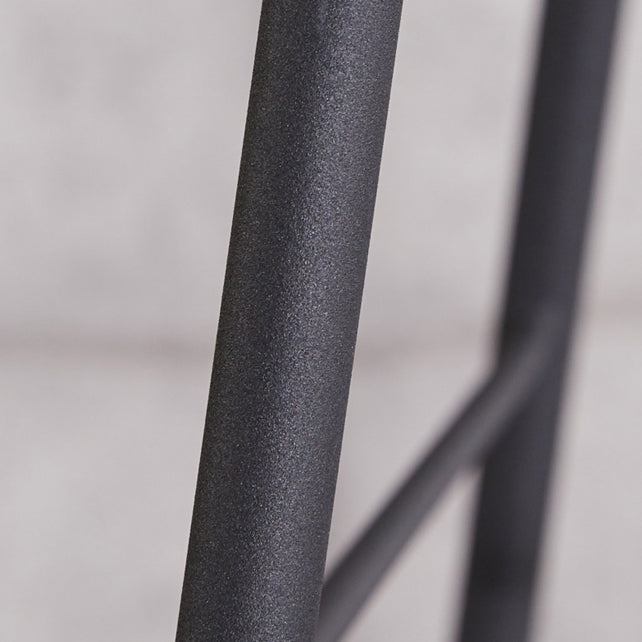 Modern Low Back Bar-stool PU Leather Bar Stool with Metal Legs