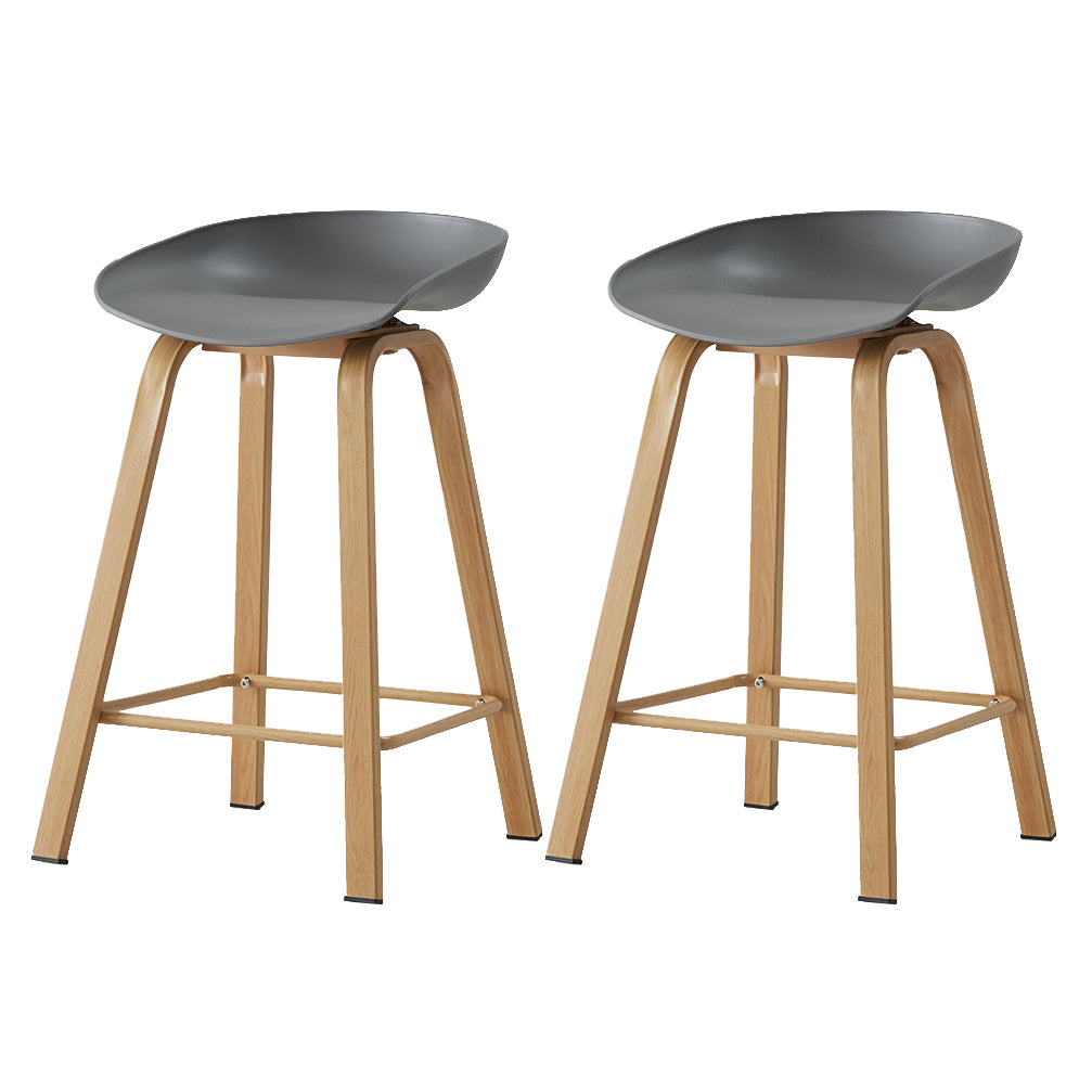 Metal Contemporary Dining Kitchen Room Armless Stool Low Back Bar Stool