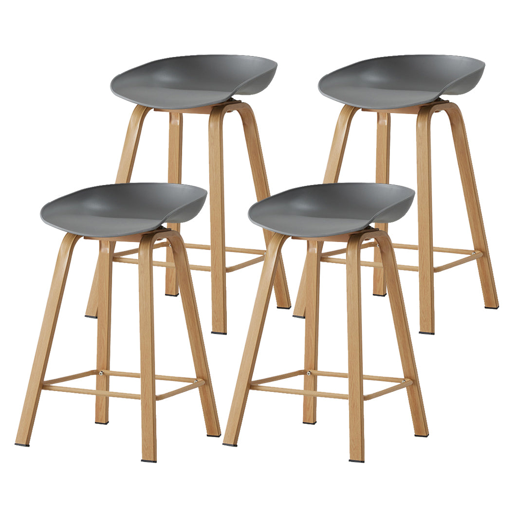 Metal Contemporary Dining Kitchen Room Armless Stool Low Back Bar Stool