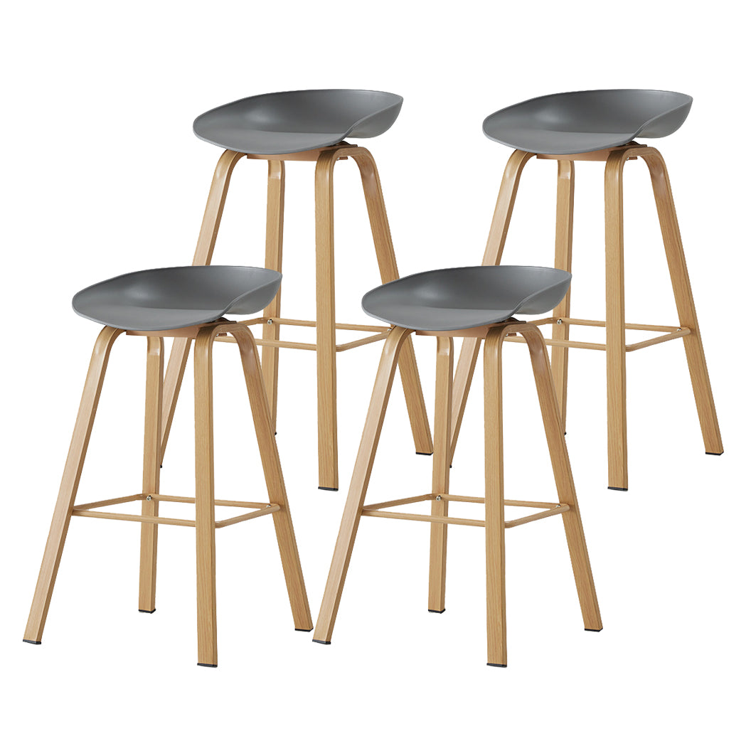 Metal Contemporary Dining Kitchen Room Armless Stool Low Back Bar Stool