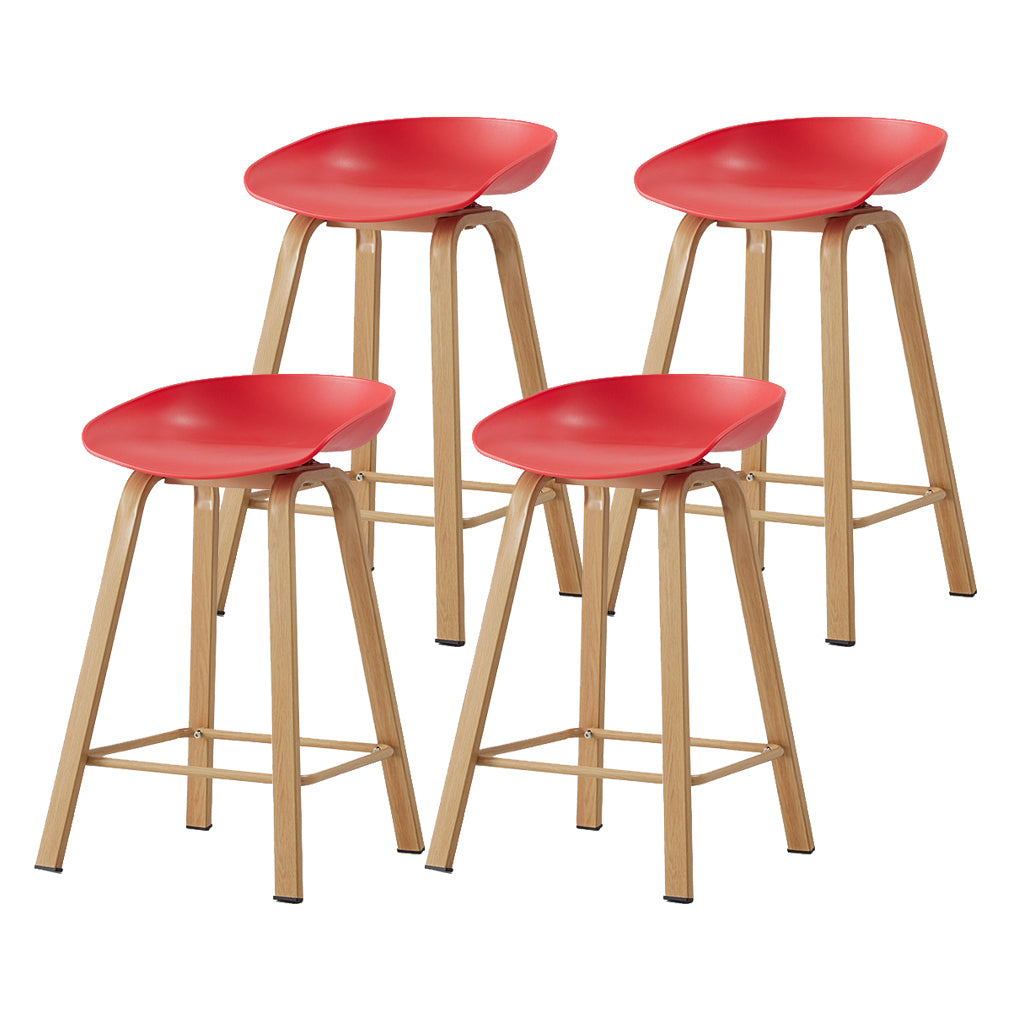 Metal Contemporary Dining Kitchen Room Armless Stool Low Back Bar Stool