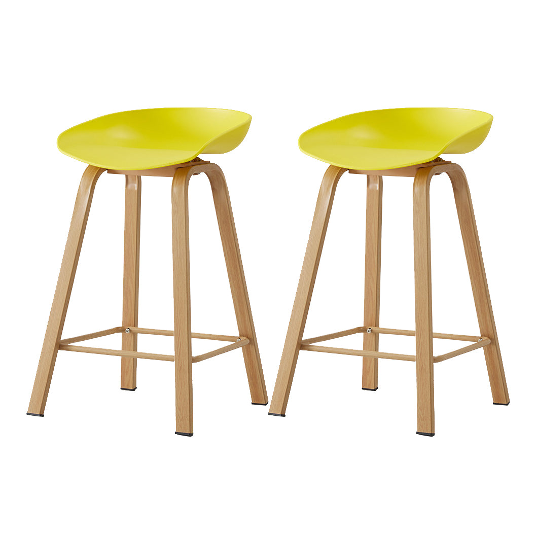 Metal Contemporary Dining Kitchen Room Armless Stool Low Back Bar Stool