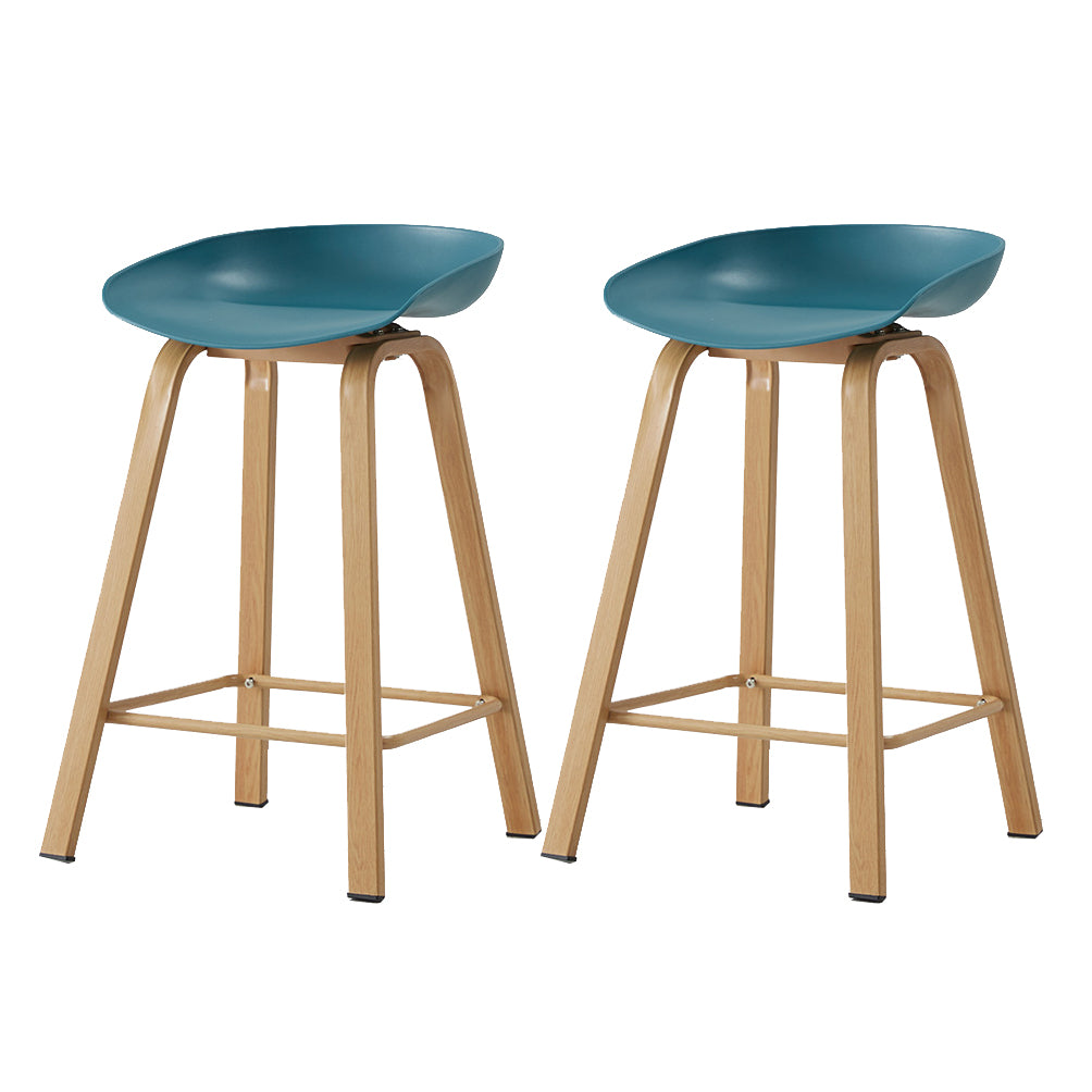 Metal Contemporary Dining Kitchen Room Armless Stool Low Back Bar Stool