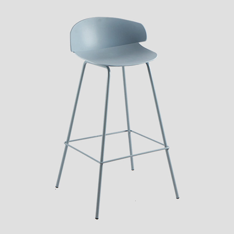 Contemporary Design Plastic Counter Barstools Low Back Stools for Home