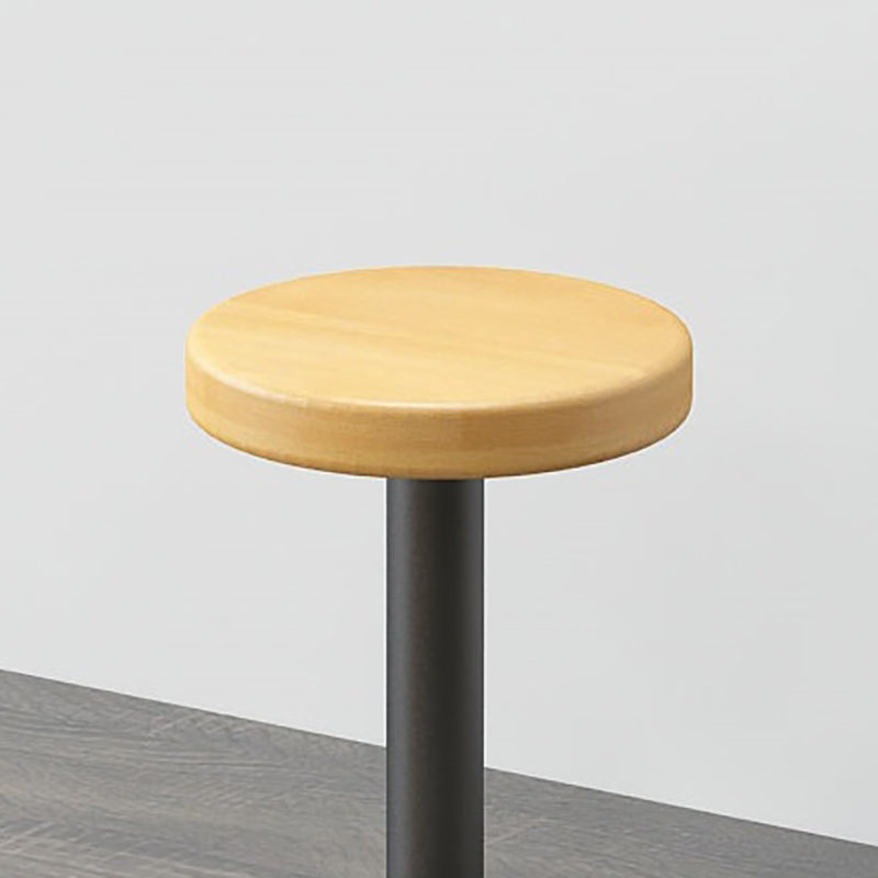 Contemporary Footrest Backless Barstool Matte Finish Home Stool