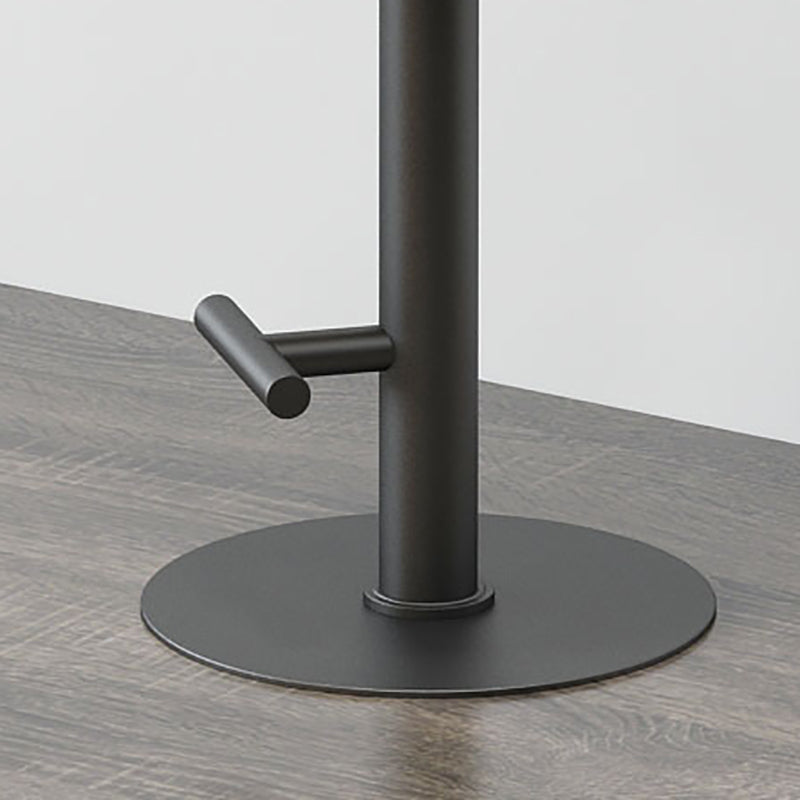 Contemporary Footrest Backless Barstool Matte Finish Home Stool