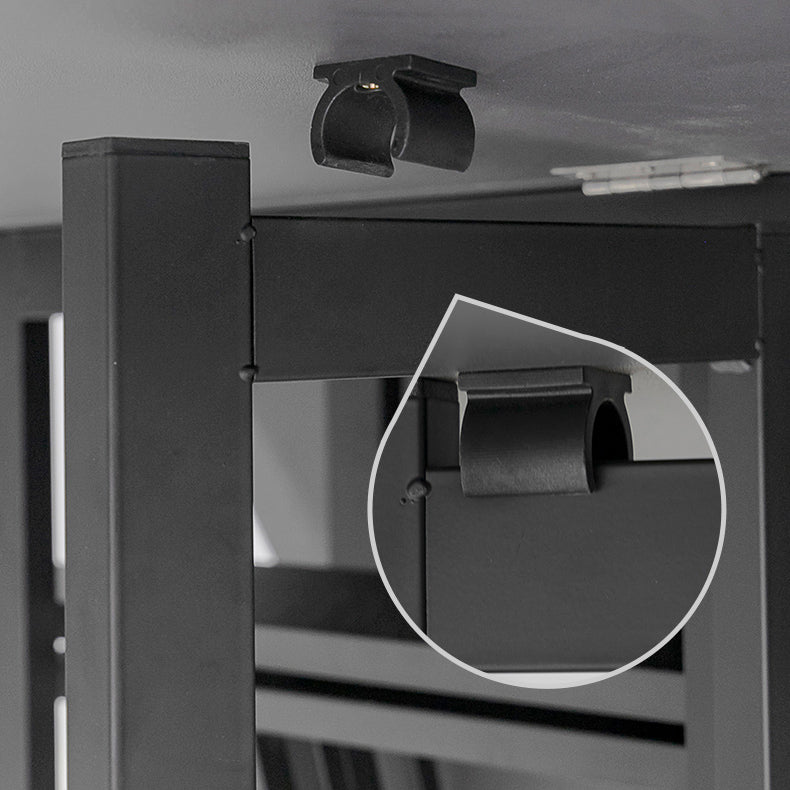 Modern 1/2/5/7 Pieces Foldable Dinette Set Black Wood Dining Table Set for Kitchen