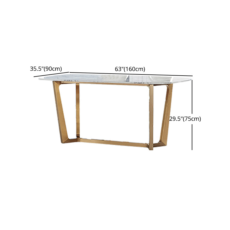 Glam 1/4/5/6/7 Pieces Dining Set Marble Dining Table Set for Dining Areas