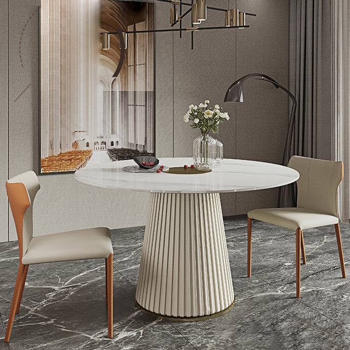 Glam 1/2/3/4/7 Pieces Dining Set Sintered Stone Dining Table Set for Dining Areas