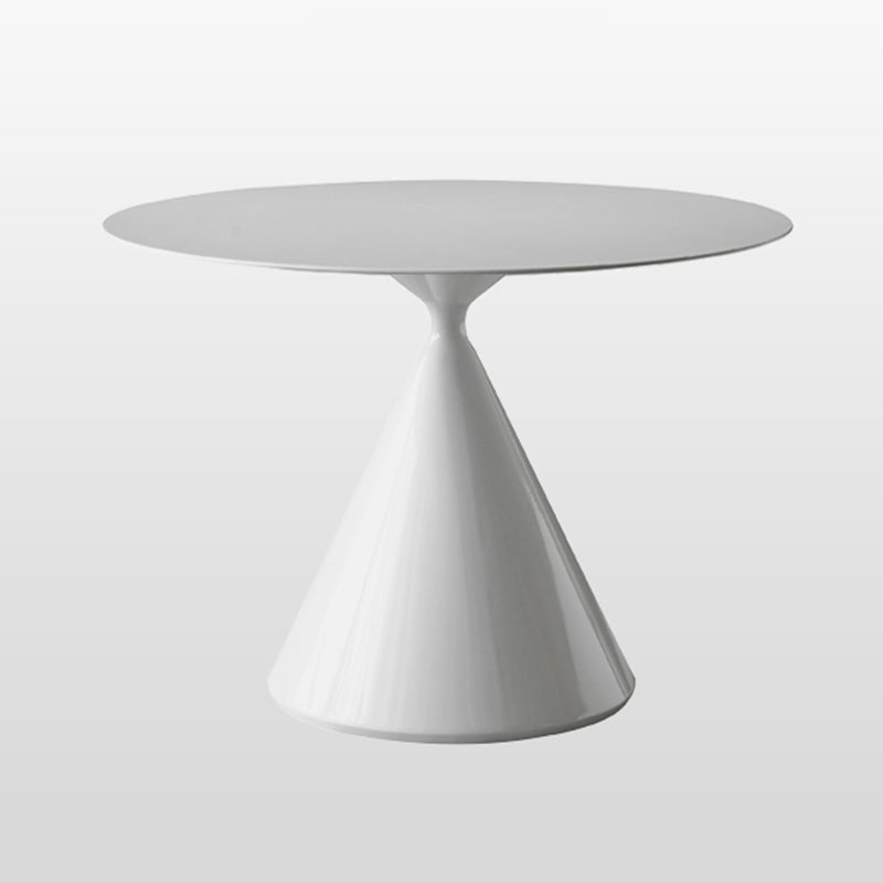 Metal Modern Round Dining Table Sintered Stone Table for Dining Room
