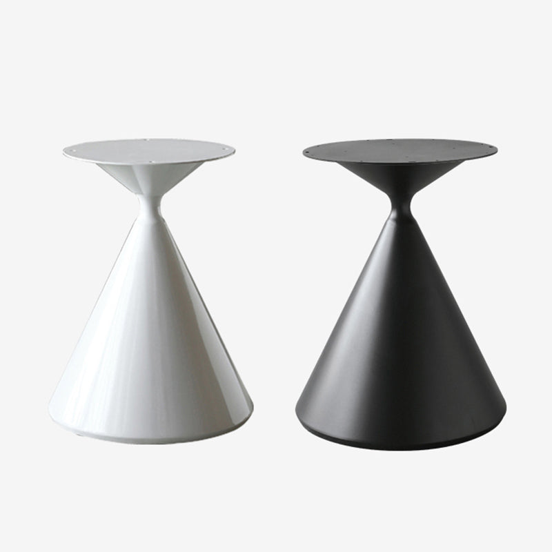 Metal Modern Round Dining Table Sintered Stone Table for Dining Room