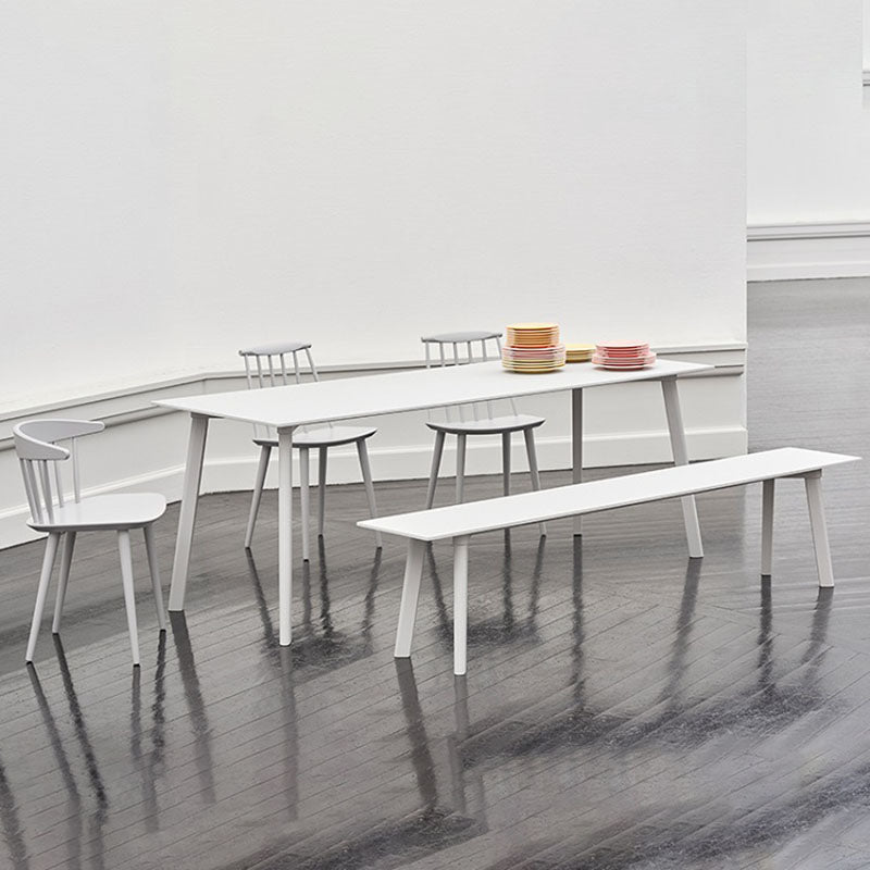 Modern Solid Wood Dinette Table Rectangle Home Desk 4 Legs Dining Table