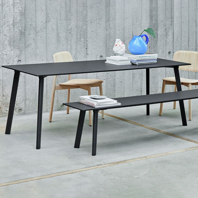 Modern Solid Wood Dinette Table Rectangle Home Desk 4 Legs Dining Table