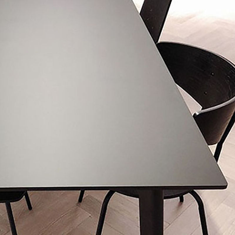 Modern Solid Wood Dinette Table Rectangle Home Desk 4 Legs Dining Table