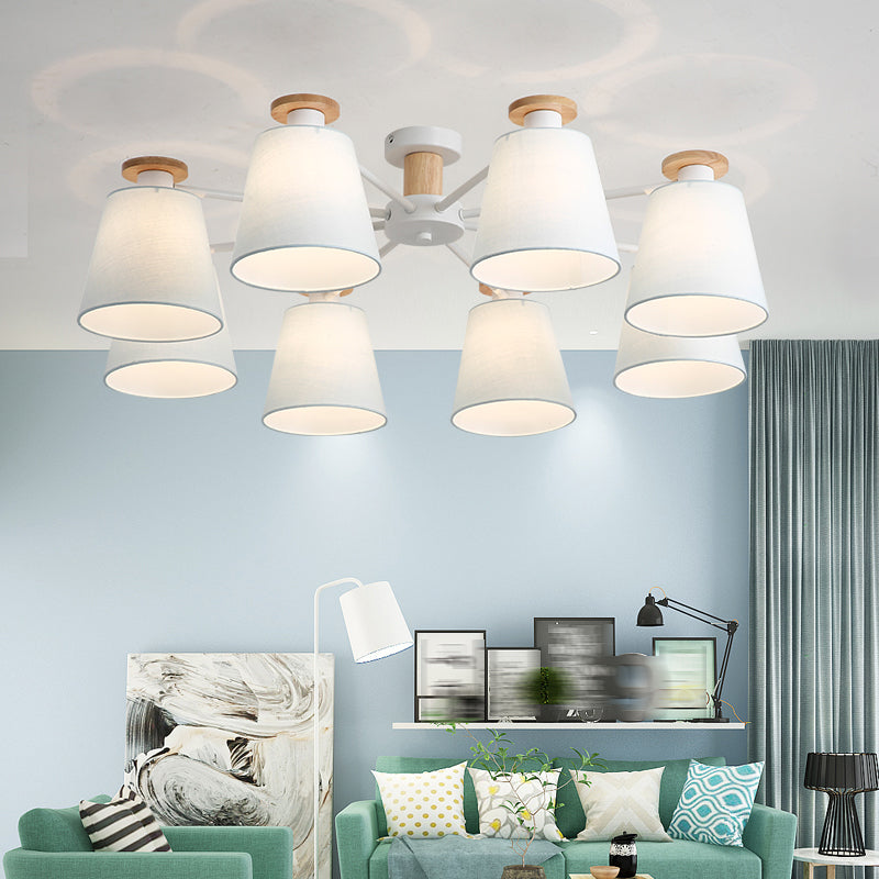 Lámpara de techo múltiple de estilo cilíndrico de estilo moderno