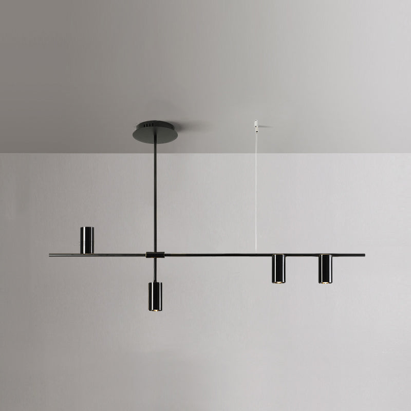 Luci a sospensione contemporanea Luci dell'isola cilindri Metal per l'isola della cucina