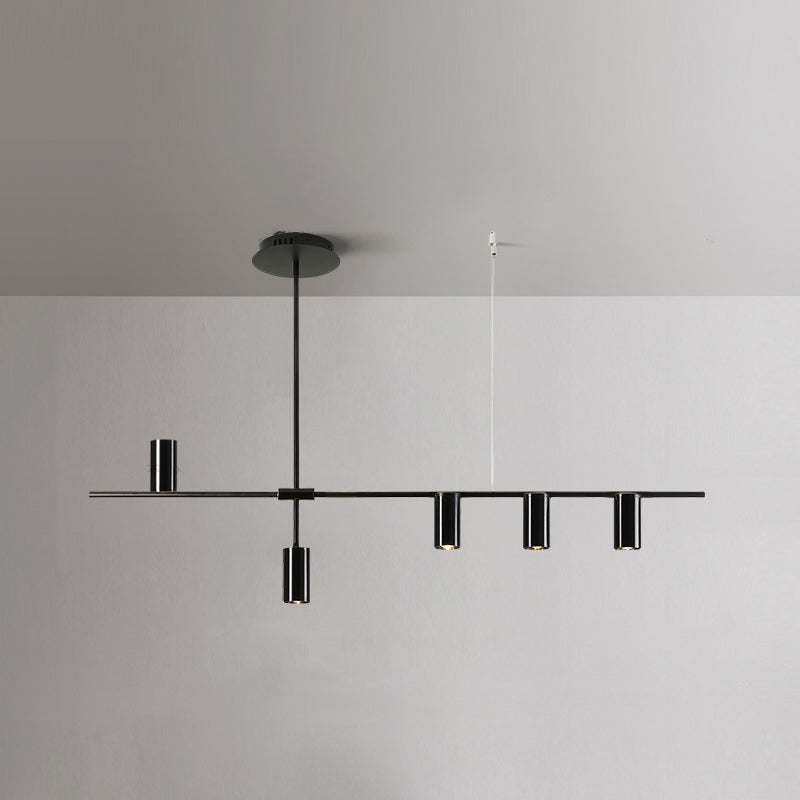 Luci a sospensione contemporanea Luci dell'isola cilindri Metal per l'isola della cucina