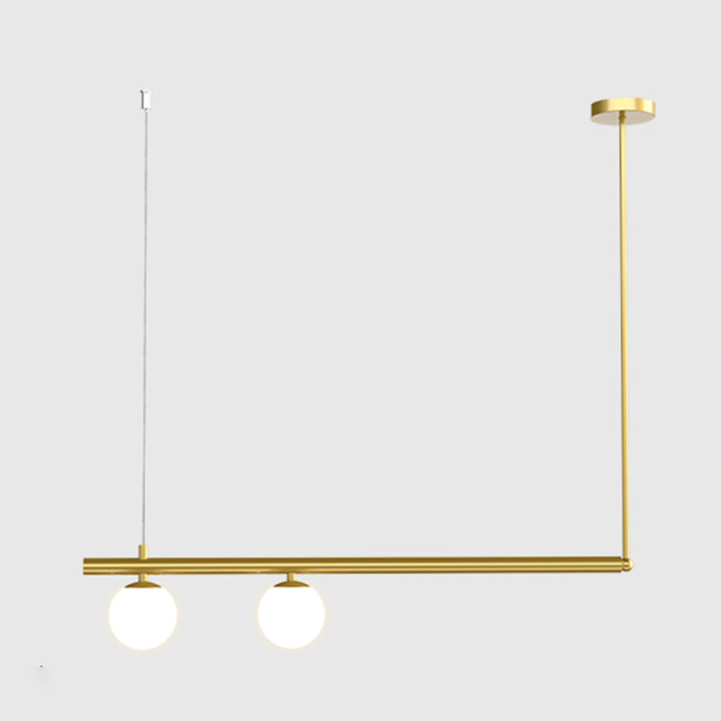 Moderne Stil sphärischer Anhänger Lichter weiße Glashängeanhänger Lichter