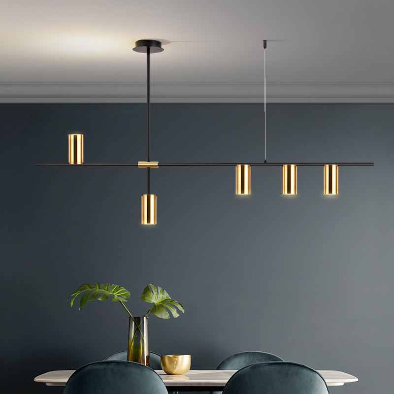 Moderner Stilzylinder hängende Anhänger Lichter Metall Anhänger Beleuchtungskörper