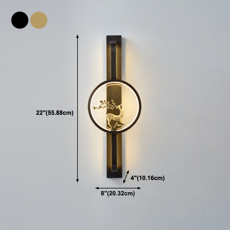 Shade Round Metal Wall Donce Modern Style 1- Lighting Lighting Lighting Accesors