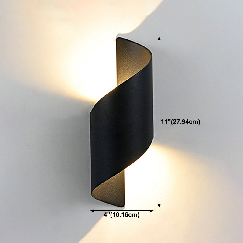 Unique Shade Metal Wall Sconce Modern Style 1-Light Wall Lighting Fixtures