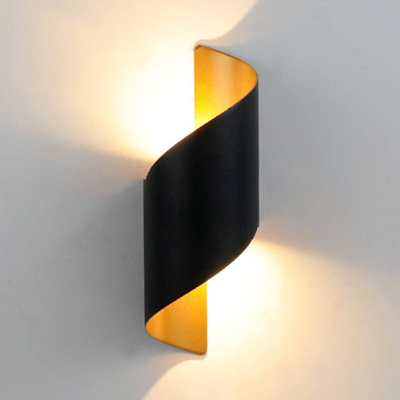 Unique Shade Metal Wall Sconce Modern Style 1-Light Wall Lighting Fixtures