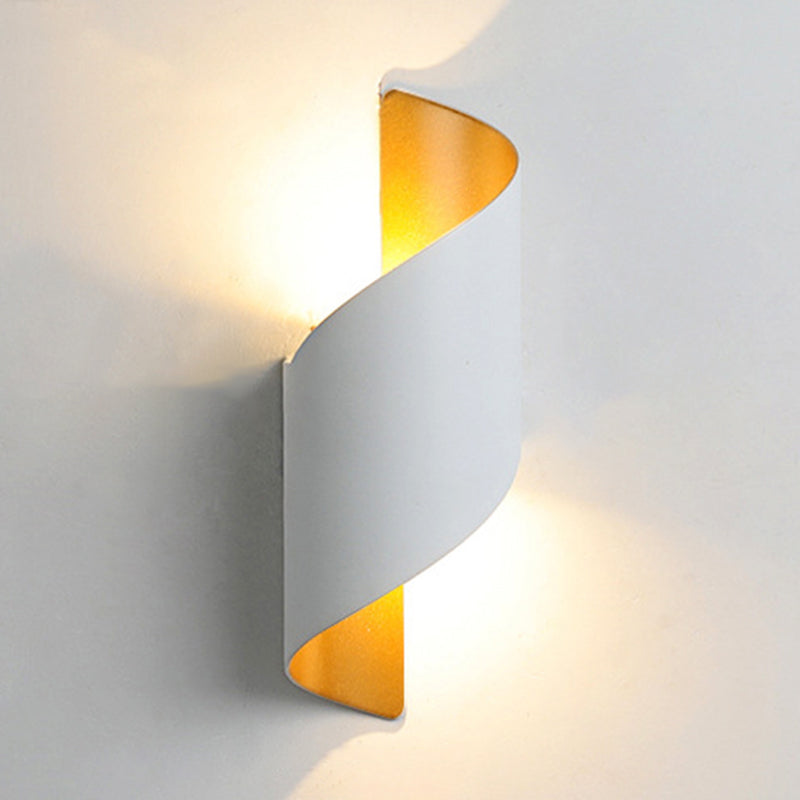 Unique Shade Metal Wall Sconce Modern Style 1-Light Wall Lighting Fixtures