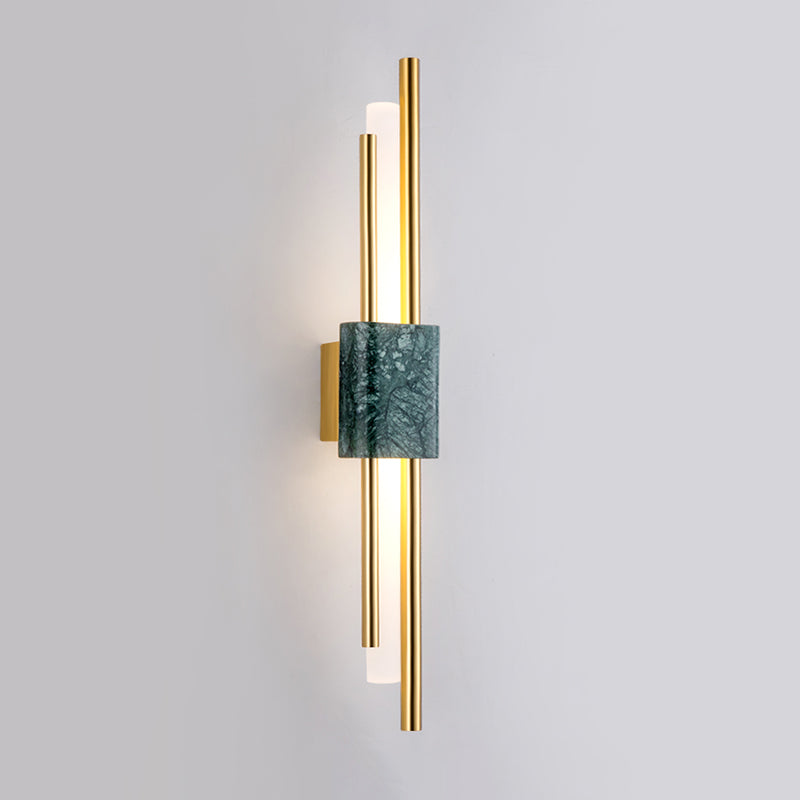 Metal Linear Shade Wall Sconce Modern Style 1 Light Wall Mount Light Fixture
