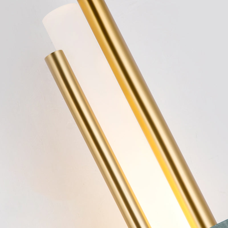 Metal Linear Shade Wall Sconce Modern Style 1 Light Wall Mount Light Fixture