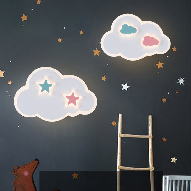 Lumo da parete moderno a parete creativa per la camera da letto per bambini