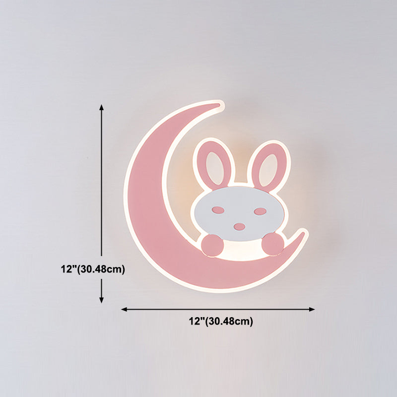 Lumo da parete moderno a parete creativa per la camera da letto per bambini