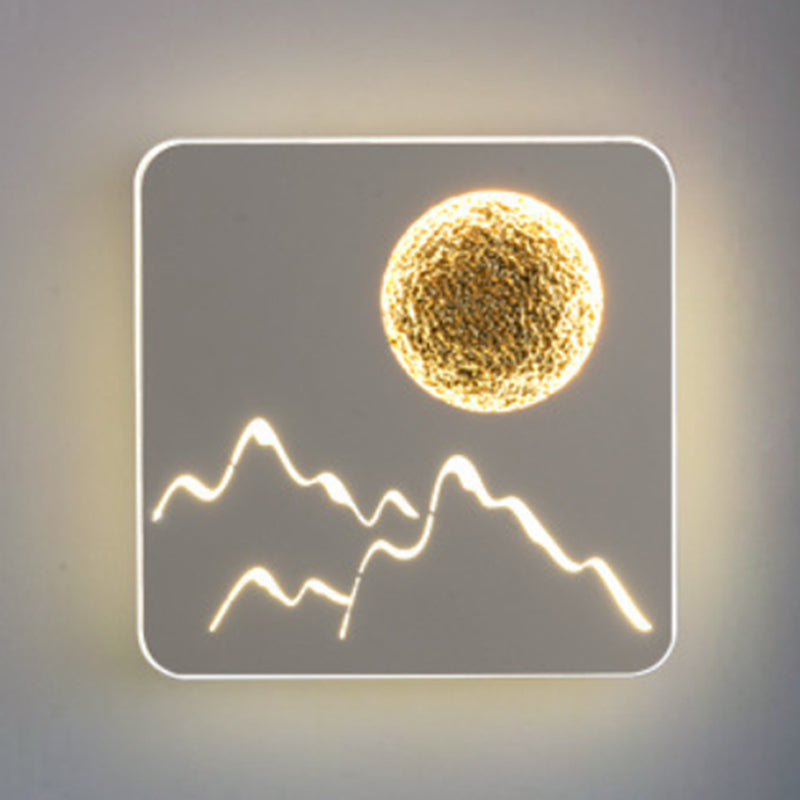 Creative Metal Wall Light Modern LED Wall Light Fixture for Bedroom