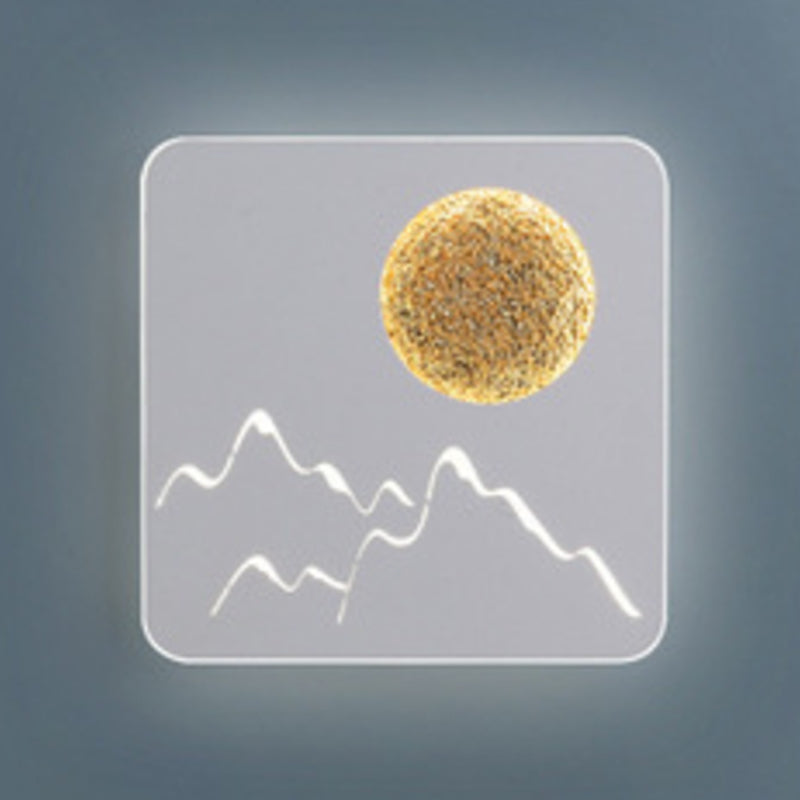 Creative Metal Wall Light Modern LED Wall Light Fixture for Bedroom