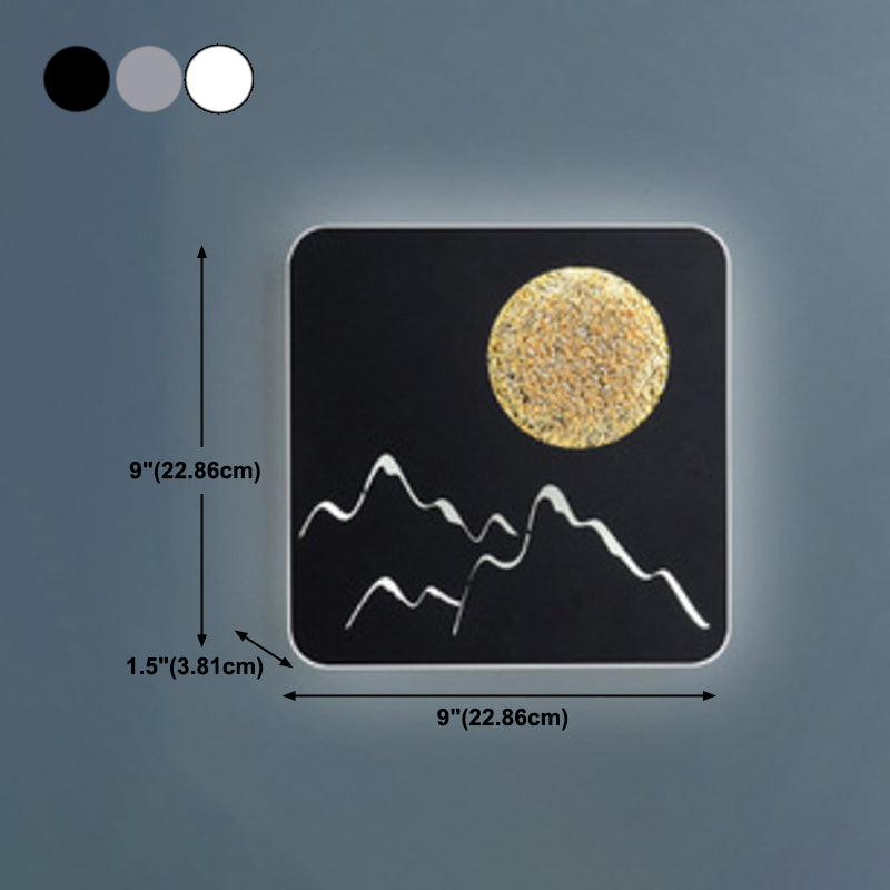 Creative Metal Wall Light Modern LED Wall Light Fixture for Bedroom