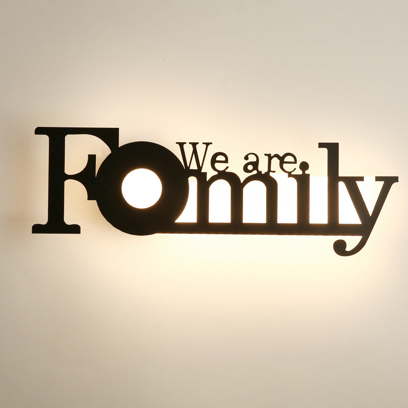 Unique Shape Wall Light Modern Style Metal Single Light Wall Mounted Light Fixture