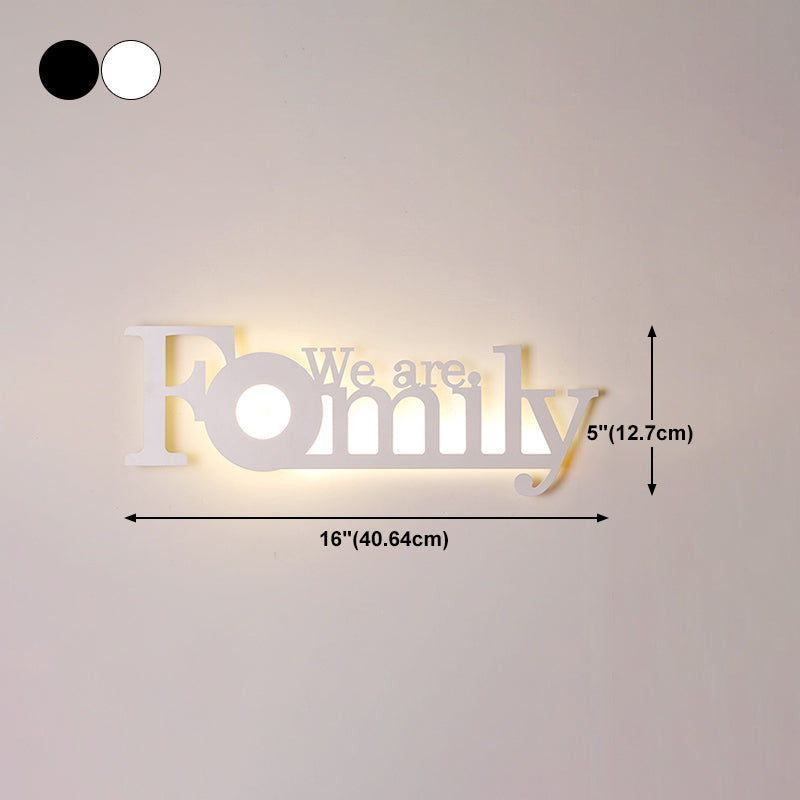 Unique Shape Wall Light Modern Style Metal Single Light Wall Mounted Light Fixture