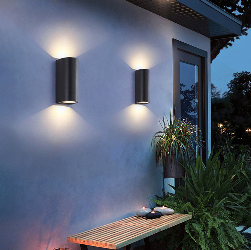 Luces de pared geométricas de múltiples luces de estilo moderno de pared de metal.