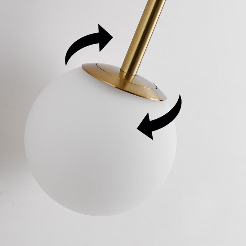 Nórdica Media de metal pared de pared de dorada de oro con vidrio para sala de estar