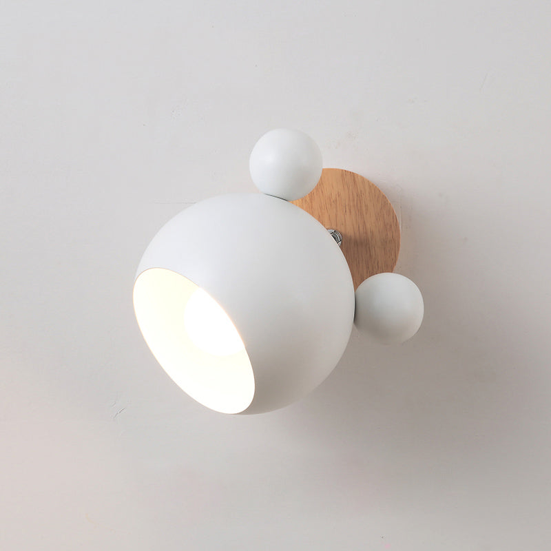 1 Light Wall Sconce Modern Style Metal Wall Lighting for Living Room