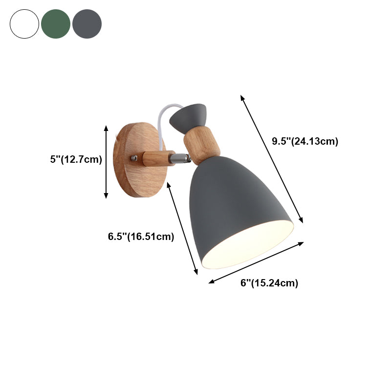 1 Light Wall Sconce Modern Style Metal Wall Lighting for Living Room