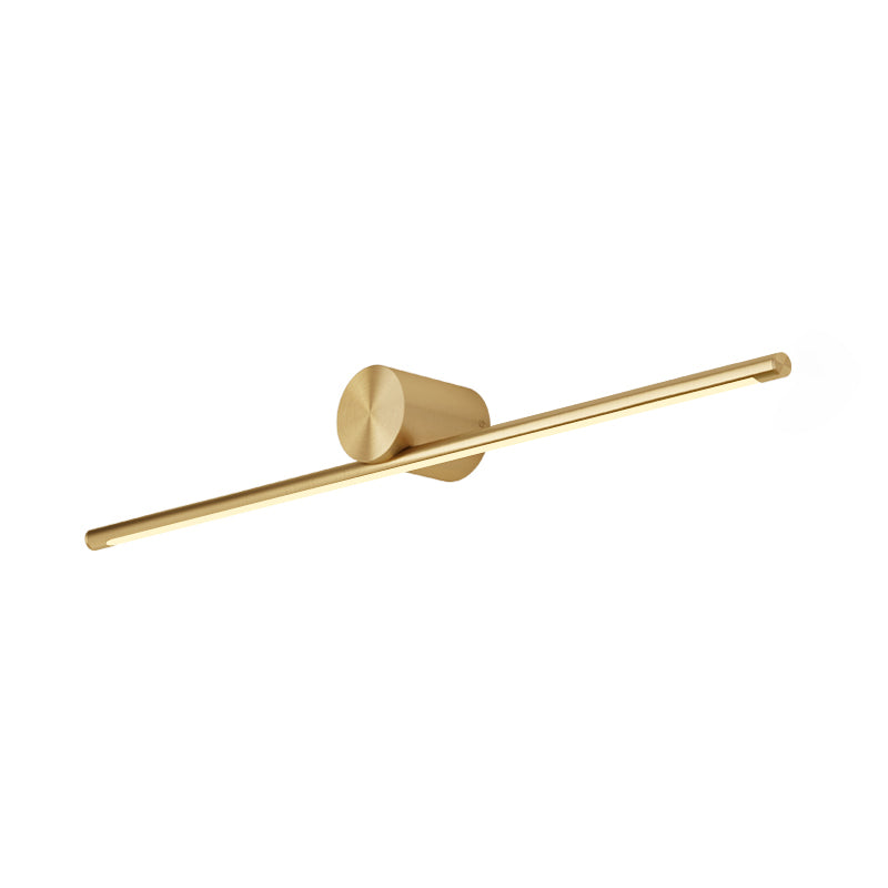 Accesorio de iluminación de pared lineal luminina de montaje de pared LED simple