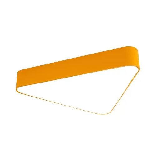 Slanke driehoekige LED-inbouwlamp van acrylmetaal in moderne stijl